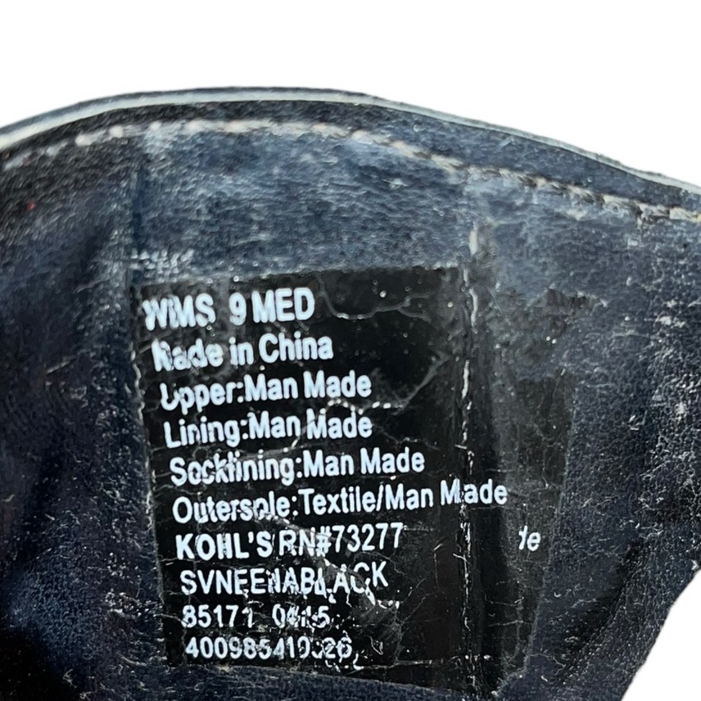 Simply Vera Vera Wang Black Sandal Size 9 M - Picture 6 of 6